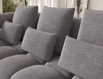 Levvi 3-sits Bubblig Bäddsoffa med Divan Vänster - Manhattan 03 - Möbler - Vardagsrum - Bäddsoffor