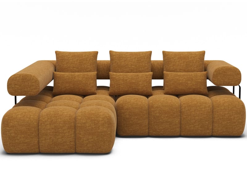 Levvi 3-sits Bubblig Bäddsoffa med Divan Vänster - Manhattan 45 - Möbler - Vardagsrum - Bäddsoffor