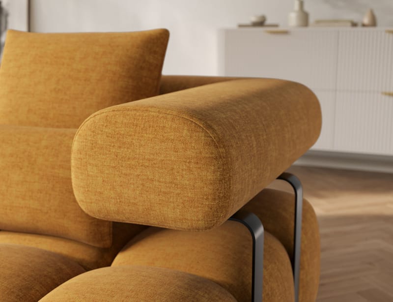Levvi 3-sits Bubblig Bäddsoffa med Divan Vänster - Manhattan 45 - Möbler - Vardagsrum - Bäddsoffor