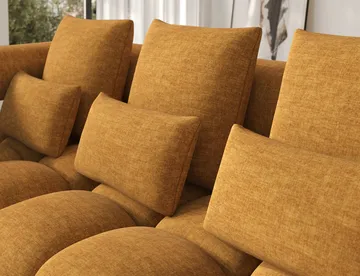 Levvi 3-sits Bubblig Bäddsoffa med Divan Vänster - Manhattan 45 - Möbler - Vardagsrum - Bäddsoffor