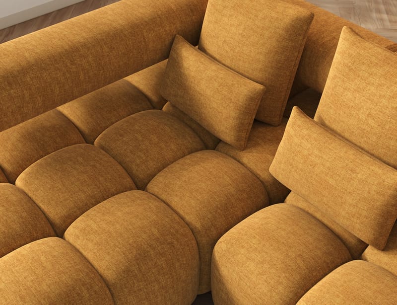 Levvi 3-sits Bubblig Bäddsoffa med Divan Vänster - Manhattan 45 - Möbler - Vardagsrum - Bäddsoffor