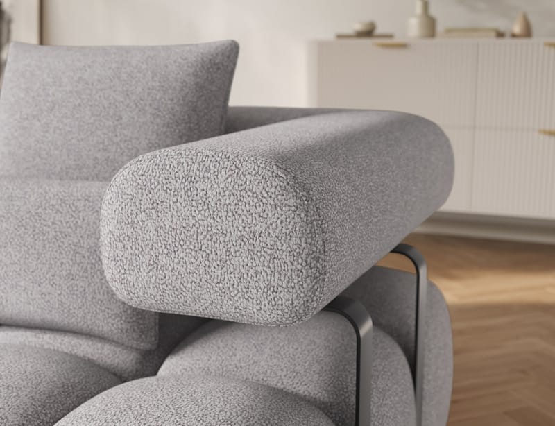 Levvi 3-sits Bubblig Bäddsoffa med Divan Vänster - Paolli 04 - Möbler - Vardagsrum - Bäddsoffor - Hörnbäddsoffa