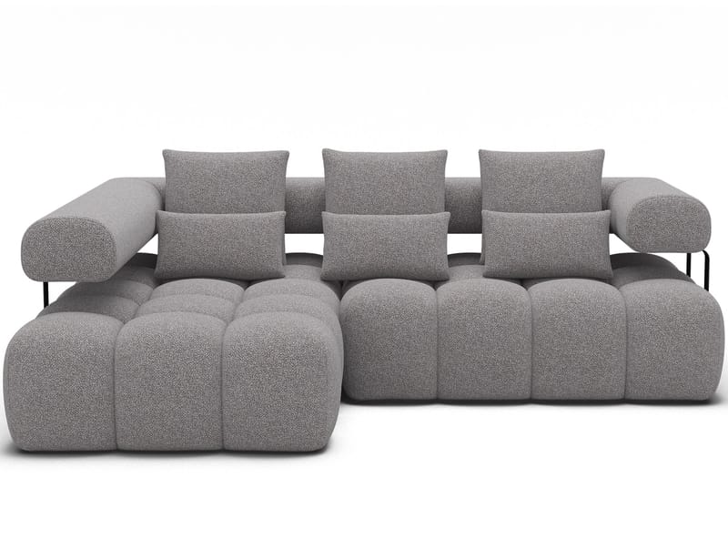 Levvi 3-sits Bubblig Bäddsoffa med Divan Vänster - Paolli 04 - Möbler - Vardagsrum - Bäddsoffor - Hörnbäddsoffa