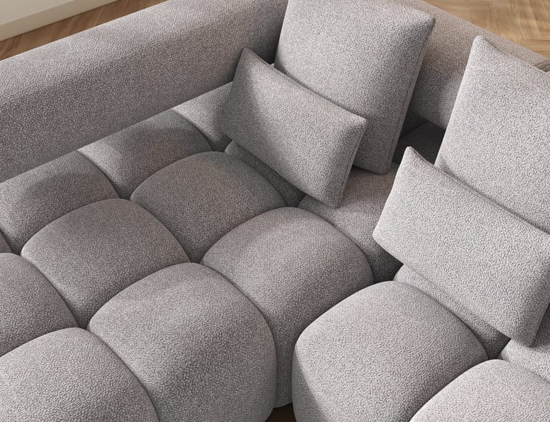 Levvi 3-sits Bubblig Bäddsoffa med Divan Vänster - Paolli 04 - Möbler - Vardagsrum - Bäddsoffor - Hörnbäddsoffa