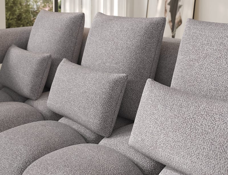 Levvi 3-sits Bubblig Bäddsoffa med Divan Vänster - Paolli 04 - Möbler - Vardagsrum - Bäddsoffor - Hörnbäddsoffa