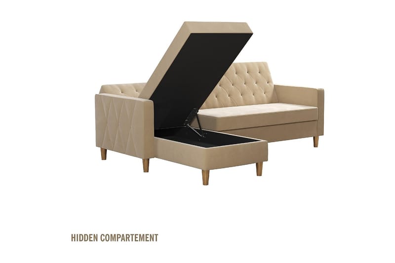 LIBERTY Divanbäddsoffa Vit - CosmoLiving - Möbler - Vardagsrum - Bäddsoffor