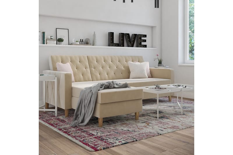 LIBERTY Divanbäddsoffa Vit - CosmoLiving - Möbler - Vardagsrum - Bäddsoffor