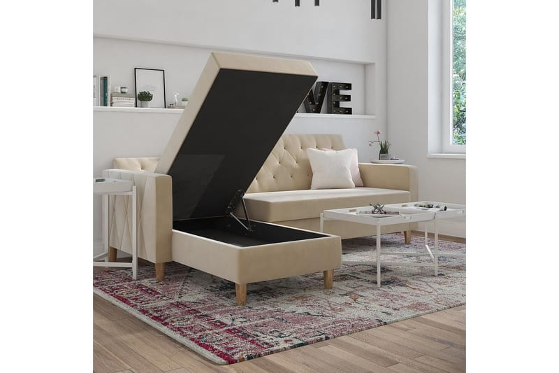 LIBERTY Divanbäddsoffa Vit - CosmoLiving - Möbler - Vardagsrum - Bäddsoffor