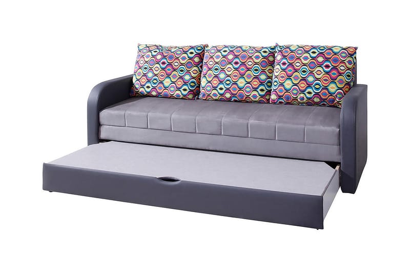 LIDO Bäddsoffa 208x75x86 cm - Grå - Möbler - Vardagsrum - Bäddsoffor
