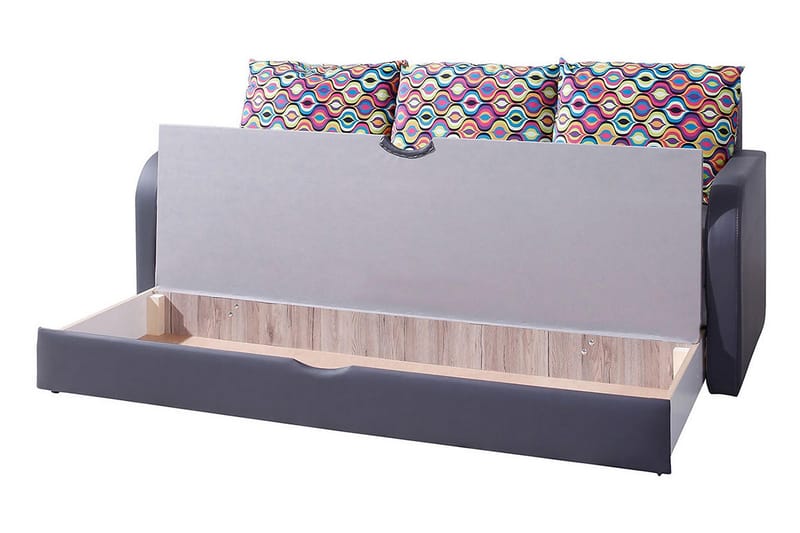 LIDO Bäddsoffa 208x75x86 cm - Lila - Möbler - Vardagsrum - Bäddsoffor