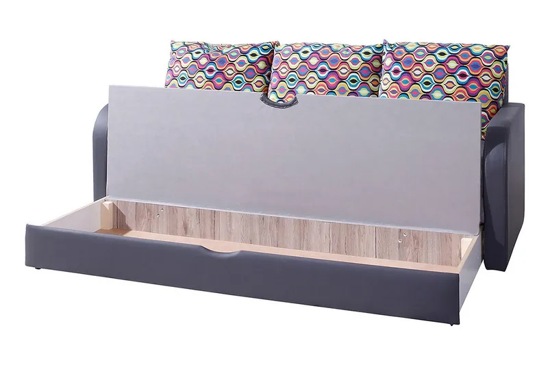 Lido Bäddsoffa 208x75x86 cm - Lila - Möbler - Vardagsrum - Bäddsoffor