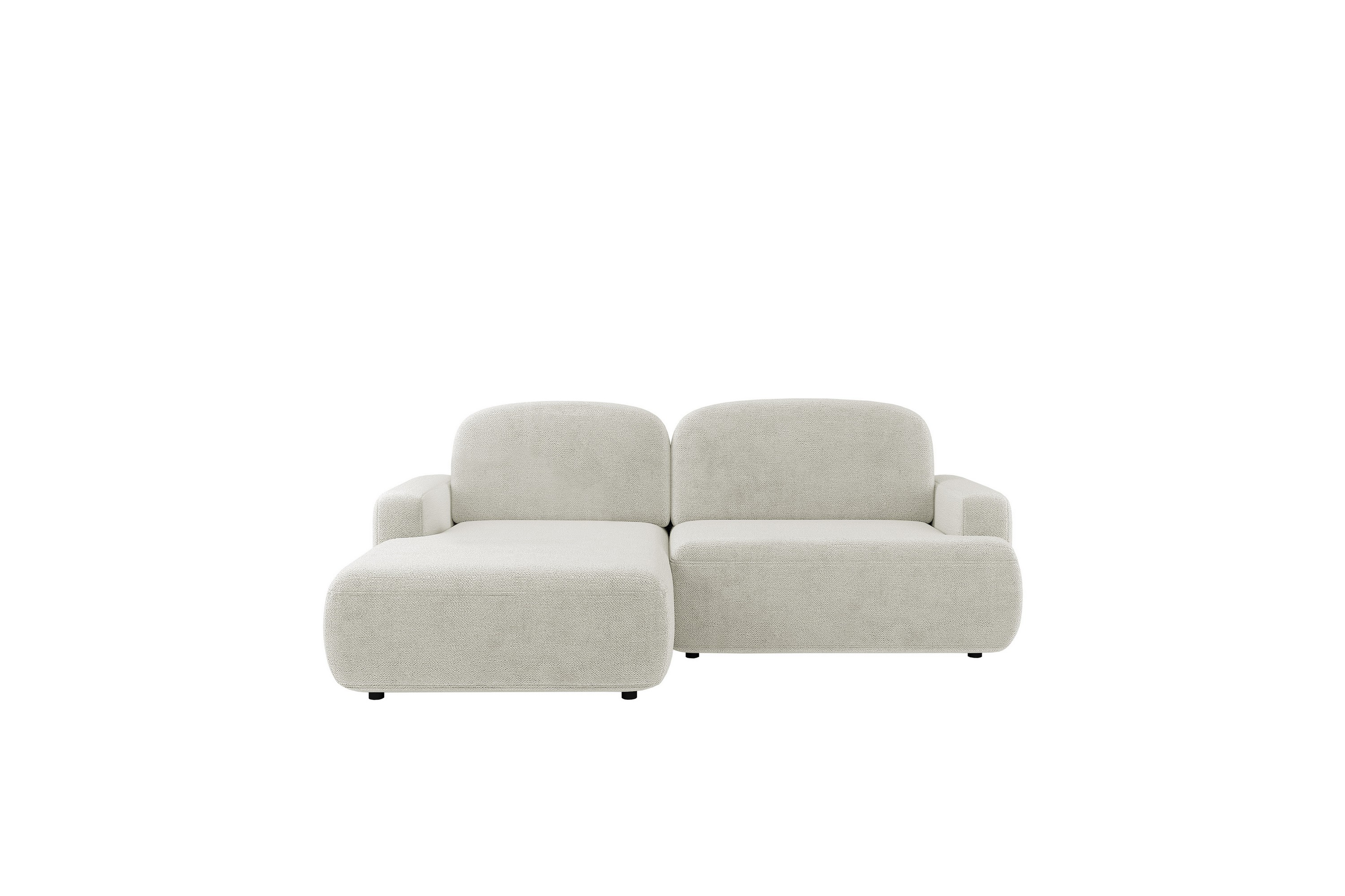 lifeina bäddsoffa m. divan 2-sits - beige/vit