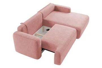 Lifeina Bäddsoffa m. Divan 2-sits - Grå - Möbler - Vardagsrum - Bäddsoffor