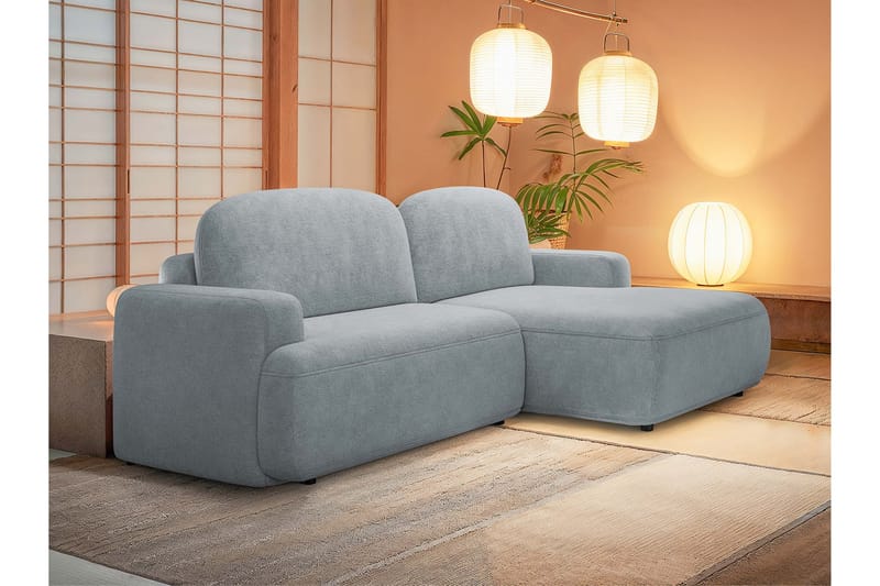 Lifeina Bäddsoffa m. Divan 2-sits - Grå - Möbler - Vardagsrum - Bäddsoffor