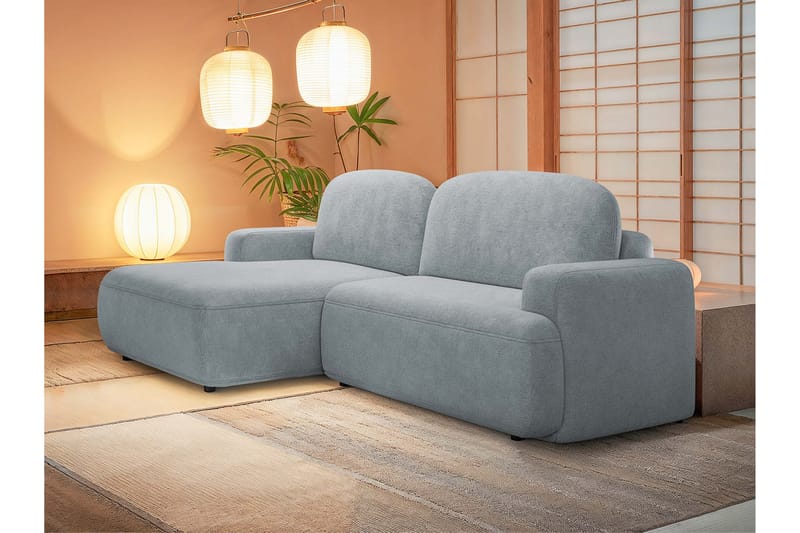 Lifeina Bäddsoffa m. Divan 2-sits - Grå - Möbler - Vardagsrum - Bäddsoffor