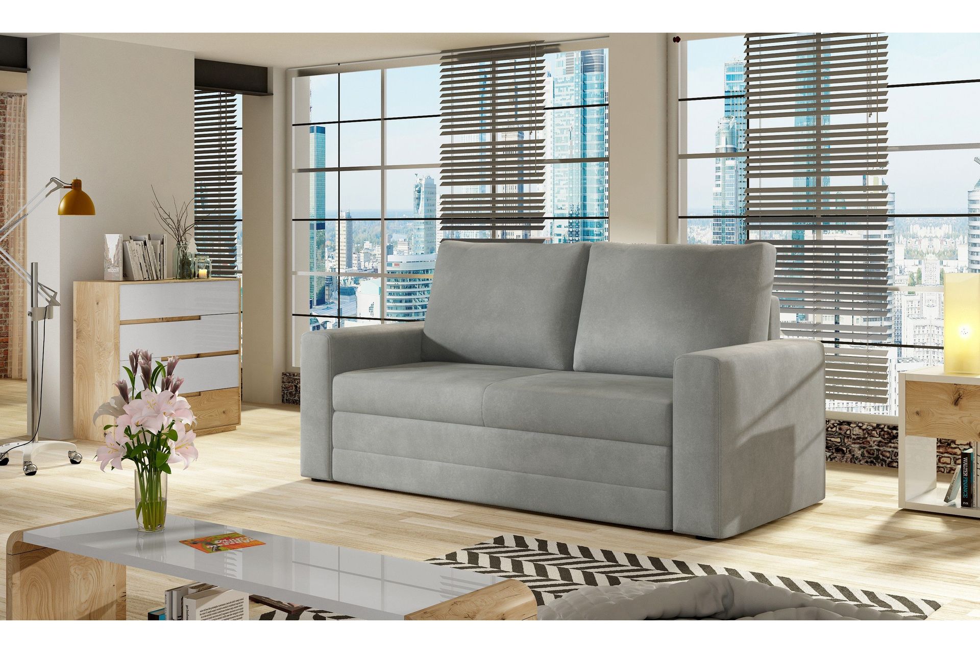 Lijan 2-sits B&auml;ddsoffa - Gr&aring;