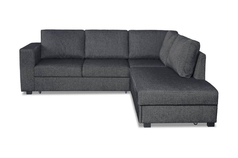LILAC Bäddsoffa 3-sits med Schäslong Höger Mörkgrå - Möbler - Vardagsrum - Bäddsoffor