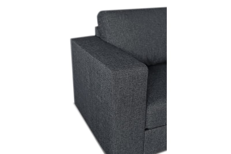 LILAC Bäddsoffa 3-sits med Schäslong Höger Mörkgrå - Möbler - Vardagsrum - Bäddsoffor