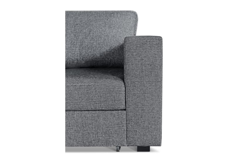 LILAC Bäddsoffa 3-sits med Schäslong Vänster Mellangrå - Möbler - Vardagsrum - Bäddsoffor