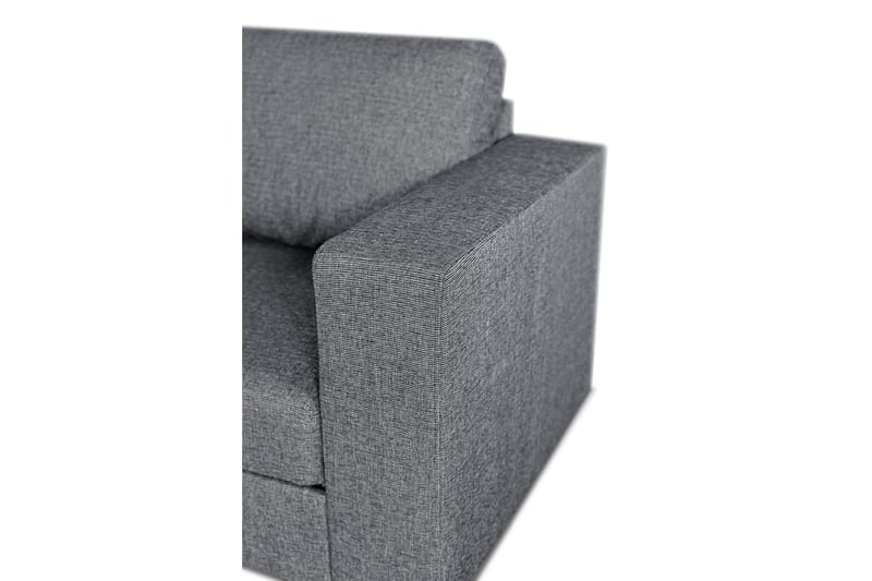 LILAC Bäddsoffa 3-sits med Schäslong Vänster Mellangrå - Möbler - Vardagsrum - Bäddsoffor
