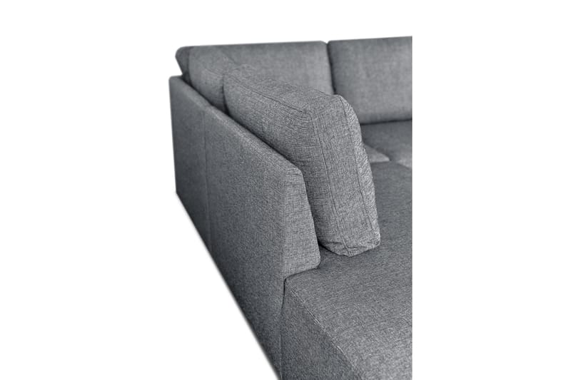 LILAC Bäddsoffa 3-sits med Schäslong Vänster Mellangrå - Möbler - Vardagsrum - Bäddsoffor