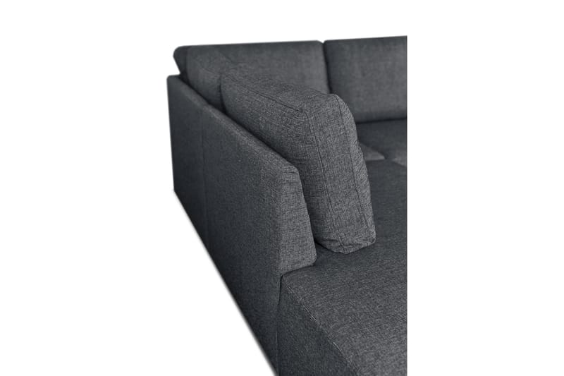LILAC Bäddsoffa 3-sits med Schäslong Vänster Mörkgrå - Möbler - Vardagsrum - Bäddsoffor