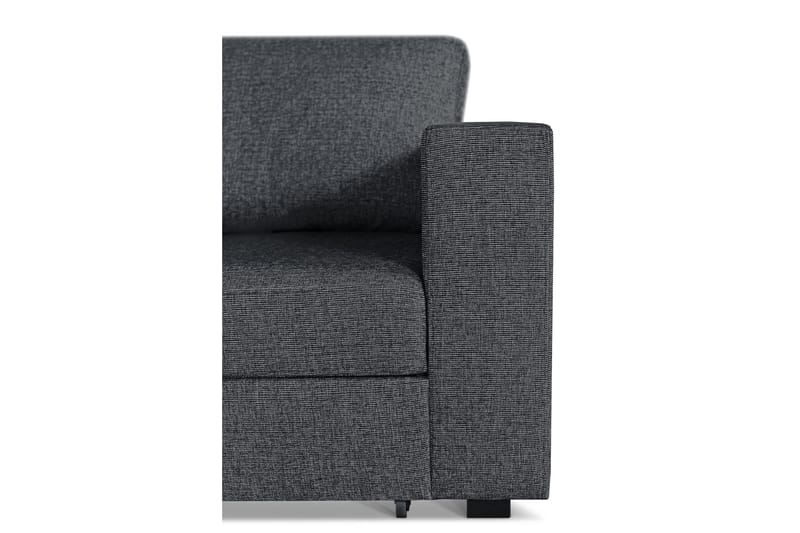 LILAC Bäddsoffa 3-sits med Schäslong Vänster Mörkgrå - Möbler - Vardagsrum - Bäddsoffor