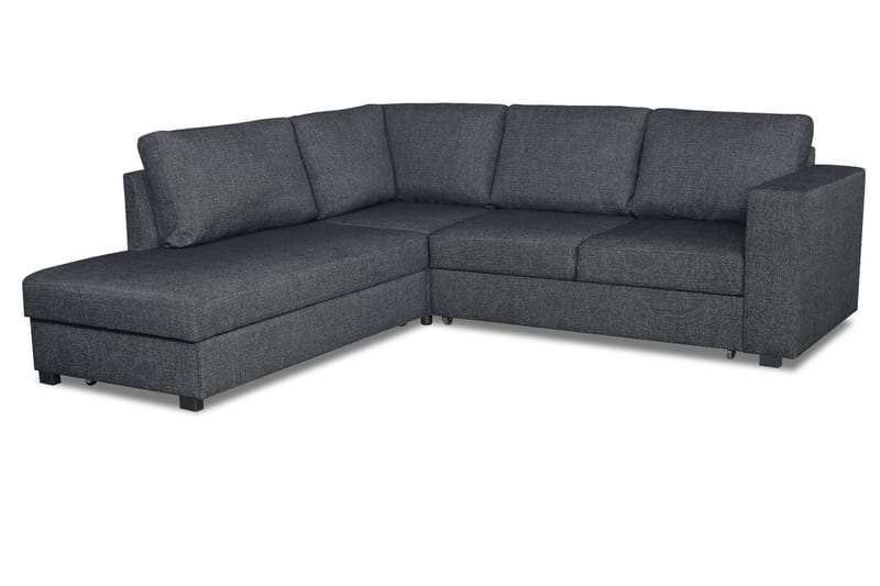 LILAC Bäddsoffa 3-sits med Schäslong Vänster Mörkgrå - Möbler - Vardagsrum - Bäddsoffor