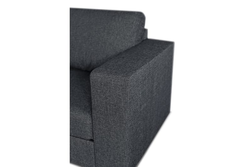 LILAC Bäddsoffa 3-sits med Schäslong Vänster Mörkgrå - Möbler - Vardagsrum - Bäddsoffor