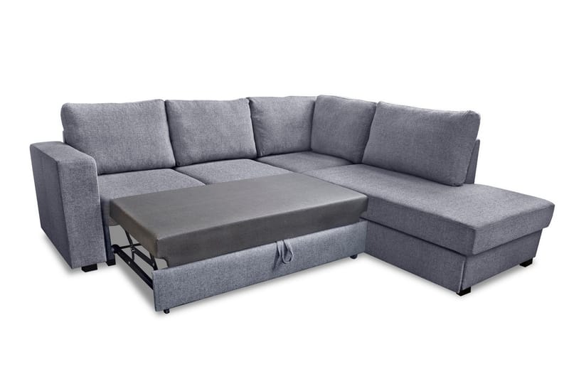 LILAC L-Bäddsoffa Höger Ljusgrå - Möbler - Vardagsrum - Bäddsoffor