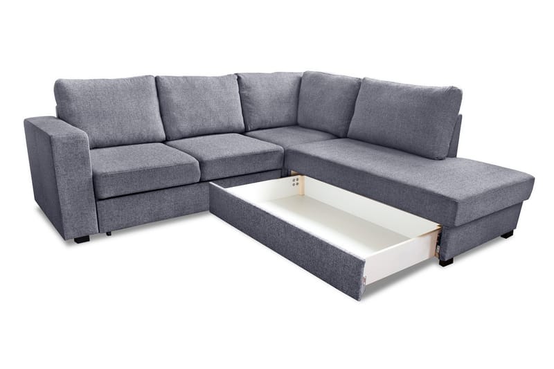 LILAC L-Bäddsoffa Höger Ljusgrå - Möbler - Vardagsrum - Bäddsoffor