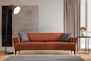 Lilesville 3-sits Bäddsoffa - Röd - Möbler - Vardagsrum - Bäddsoffor
