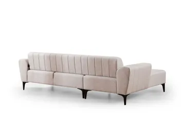 Lilesville Bäddsoffa med divan - Beige - Möbler - Vardagsrum - Bäddsoffor
