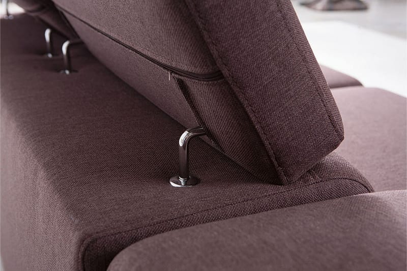 LINVIA Bäddsoffa 3-sits med Schäslong Höger Mörkgrå - Mörkgrå - Möbler - Vardagsrum - Bäddsoffor