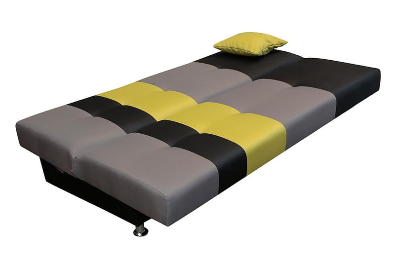 LISA Bäddsoffa 195x85x90 cm - Beige/Grå - Möbler - Vardagsrum - Bäddsoffor