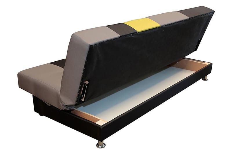 LISA Bäddsoffa 195x85x90 cm - Beige/Grå - Möbler - Vardagsrum - Bäddsoffor