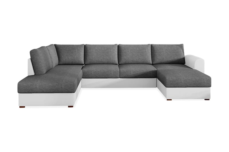 LISTARUM 6-sits Bäddsoffa - Grå/Vit - Möbler - Vardagsrum - Bäddsoffor - U bäddsoffa
