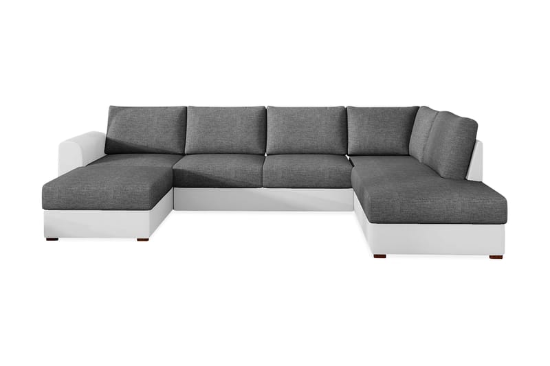LISTARUM 6-sits Bäddsoffa - Grå/Vit - Möbler - Vardagsrum - Bäddsoffor - U bäddsoffa