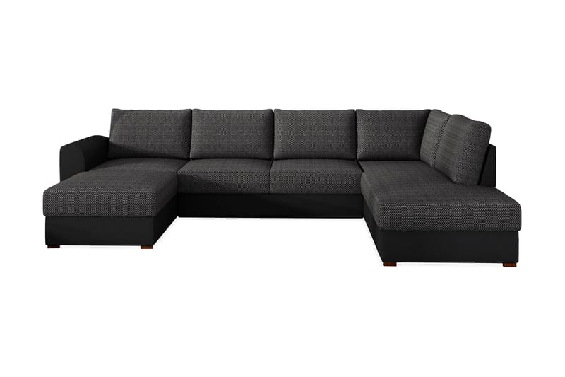 LISTARUM 6-sits Bäddsoffa - Mörkgrå/Svart - Möbler - Vardagsrum - Bäddsoffor - U bäddsoffa