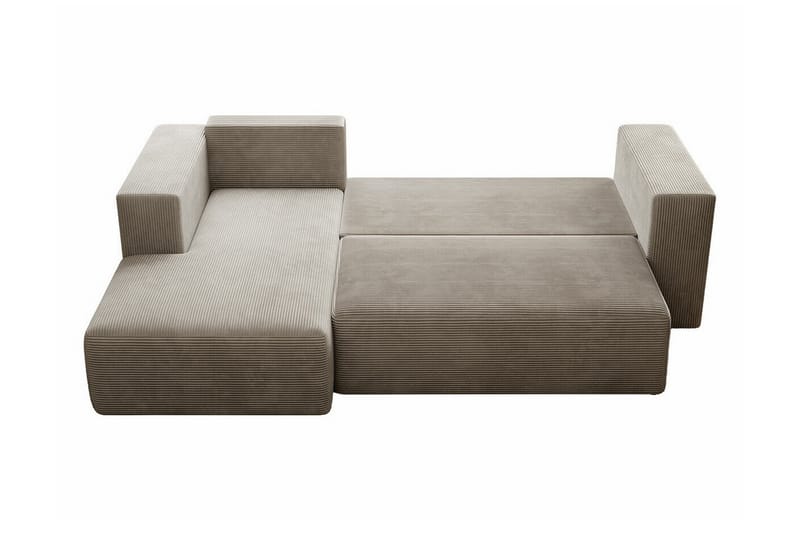 Listowel 3-sits Hörnbäddsoffa Beige/Ljusbeige - Möbler - Vardagsrum - Bäddsoffor