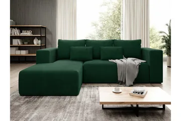 Listowel 3-sits Hörnbäddsoffa Dark green - Möbler - Vardagsrum - Bäddsoffor