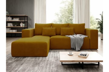Listowel 3-sits Hörnbäddsoffa Dark yellow - Möbler - Vardagsrum - Bäddsoffor