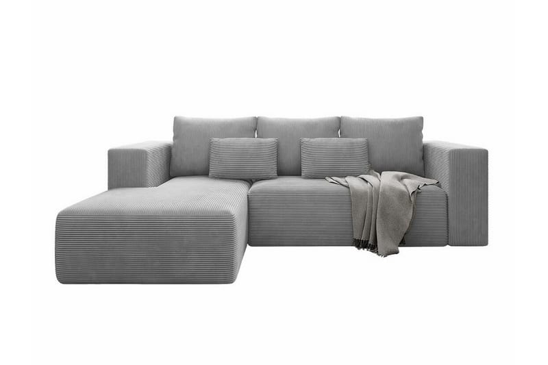 Listowel 3-sits Hörnbäddsoffa Ljusgrå/Mörkgrå - Möbler - Vardagsrum - Bäddsoffor