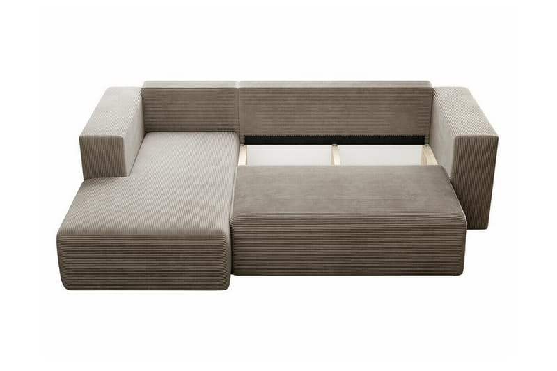 Listowel 3-sits Hörnbäddsoffa Ljusgrå/Mörkgrå - Möbler - Vardagsrum - Bäddsoffor