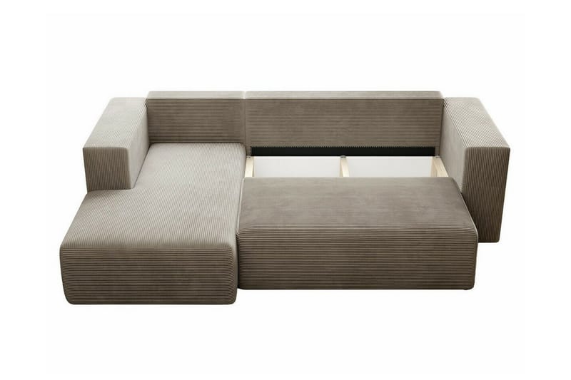 Listowel 3-sits Hörnbäddsoffa NO_BRAND beige - Möbler - Vardagsrum - Bäddsoffor