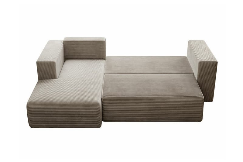 Listowel 3-sits Hörnbäddsoffa NO_BRAND Beige/Light beige - Möbler - Vardagsrum - Bäddsoffor
