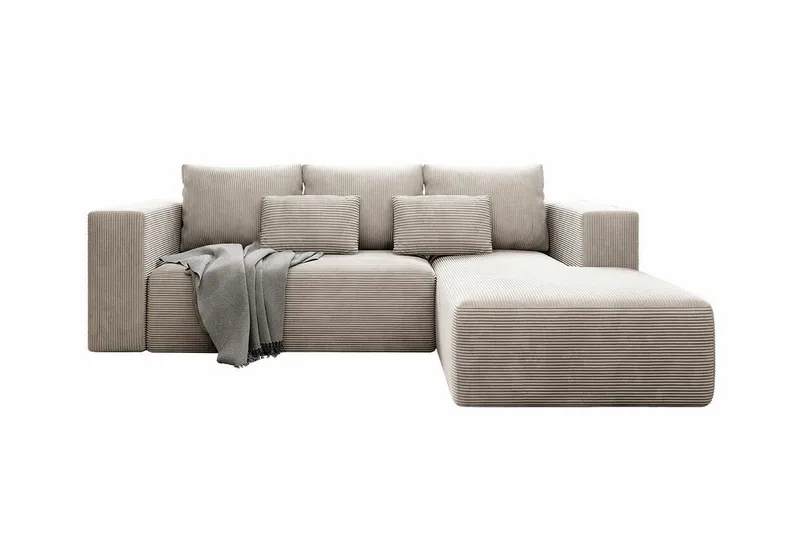 Listowel 3-sits Hörnbäddsoffa NO_BRAND Beige/Light beige