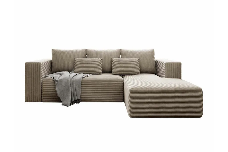 Listowel 3-sits Hörnbäddsoffa NO_BRAND Beige/Light beige