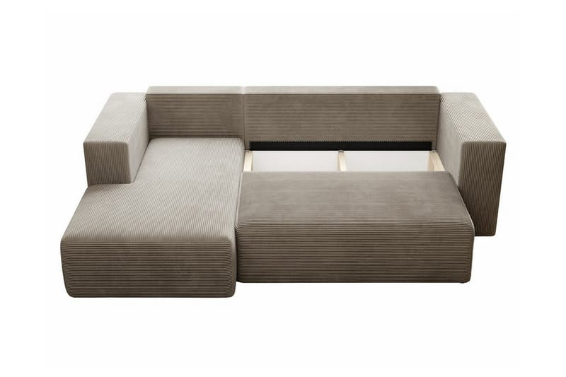 Listowel 3-sits Hörnbäddsoffa NO_BRAND Beige/Light beige - Möbler - Vardagsrum - Bäddsoffor