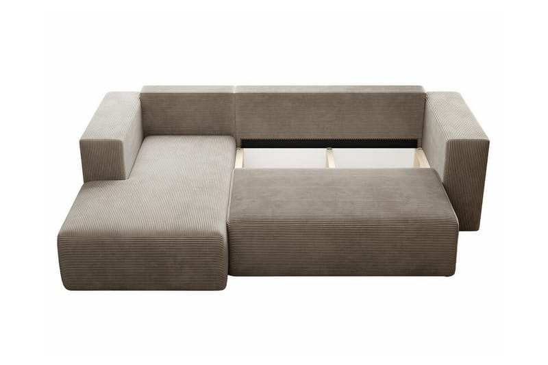 Listowel 3-sits Hörnbäddsoffa NO_BRAND Dark green - Möbler - Vardagsrum - Bäddsoffor